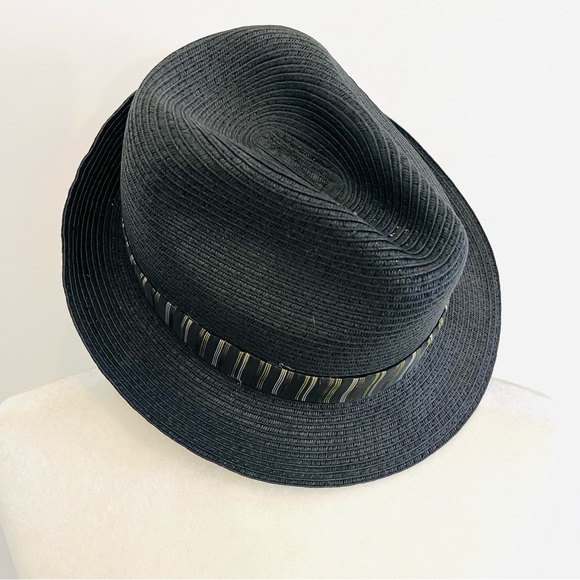 New never worn summer fedora style hat black - Picture 7 of 11